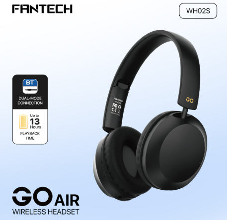 FANTECH WH02S Black Wireless Gaming Headset FANTECH WH02S Black Wireless Gaming Headset